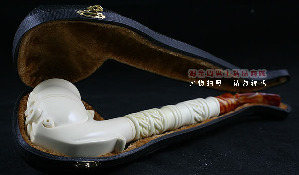 土耳其PAKTAS海泡石烟斗|6件套加长大号如意斗-13