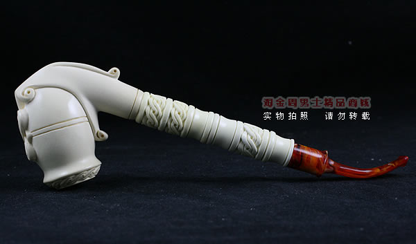 土耳其PAKTAS海泡石烟斗|6件套加长大号如意斗-4