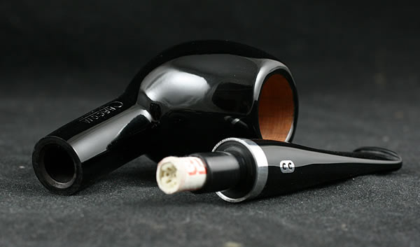 法国CHACOM石楠木烟斗|5件套exquise 186黑-7