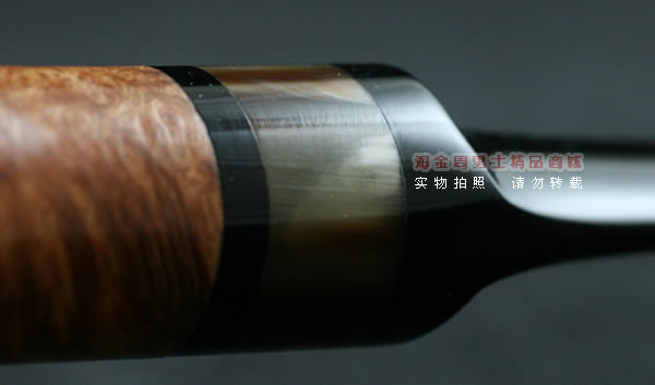 淘金周石楠木手工烟斗|直纹锤子斗107-8
