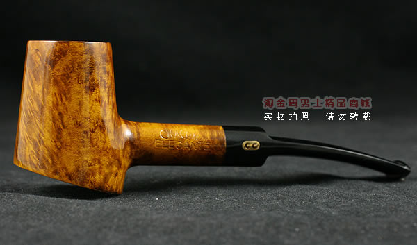 进口烟具 正品法国cc石楠木烟斗|五件套装锺子斗153原木色-4