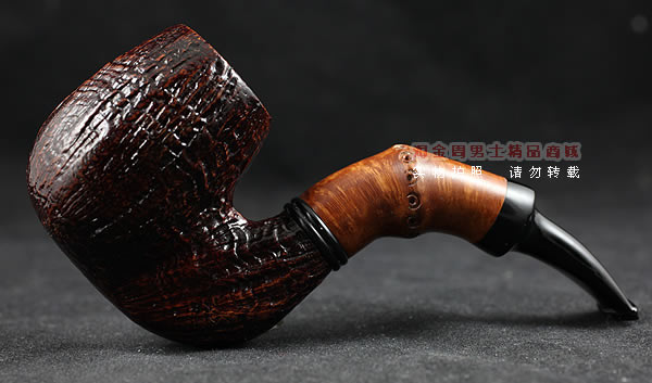 进口烟具 正品意大利brebbia芭比石楠木手工烟斗 大师设计斗04-4