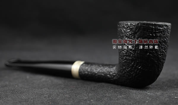 进口烟具◎正品意大利brebbia石楠木烟斗◎五件套装银圈喷砂4001-2