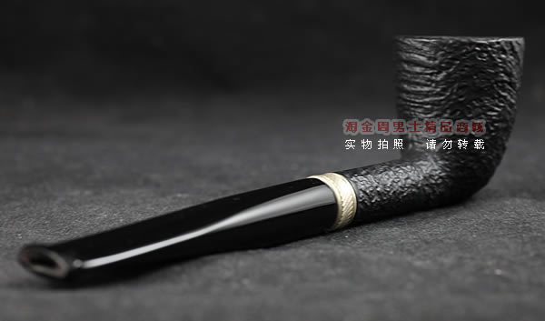 进口烟具◎正品意大利brebbia石楠木烟斗◎五件套装银圈喷砂4001-3