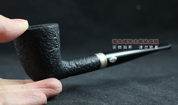 进口烟具◎正品意大利brebbia石楠木烟斗◎五件套装银圈喷砂4001-9