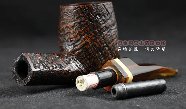 进口烟具 正品意大利brebbia芭比石楠木烟斗 6件套装忍者粗面8311-7
