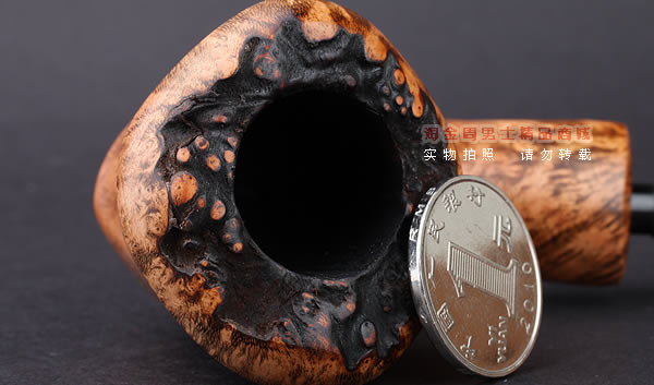 丹麦Erik Nording石楠木手工烟斗 FREEHAND DARK GRAIN 浅棕01-6