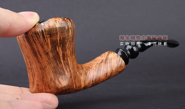 丹麦Erik Nording石楠木手工烟斗 FREEHAND DARK GRAIN 浅棕01-9