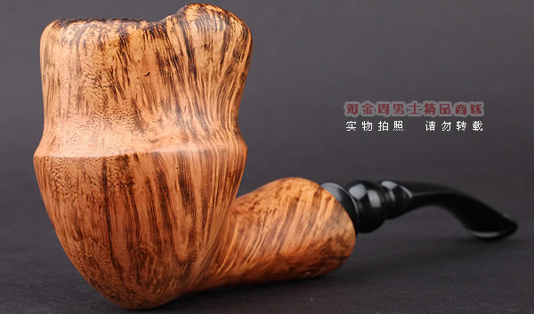丹麦Erik Nording石楠木手工烟斗 FREEHAND DARK GRAIN 浅棕02-1