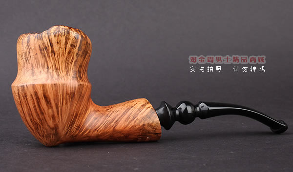 丹麦Erik Nording石楠木手工烟斗 FREEHAND DARK GRAIN 浅棕02-4