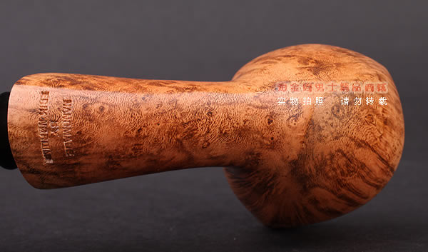 丹麦Erik Nording石楠木手工烟斗 FREEHAND DARK GRAIN 浅棕02-5