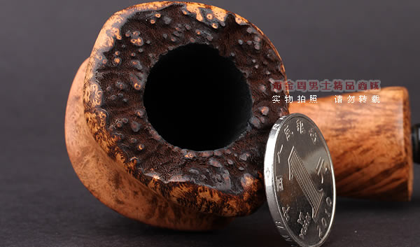 丹麦Erik Nording石楠木手工烟斗 FREEHAND DARK GRAIN 浅棕02-6