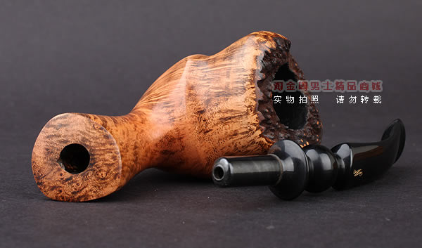 丹麦Erik Nording石楠木手工烟斗 FREEHAND DARK GRAIN 浅棕02-7