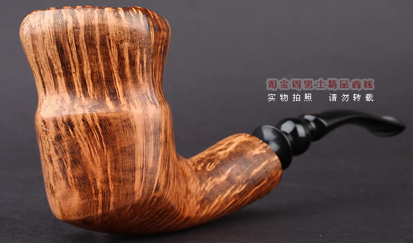 丹麦Erik Nording石楠木手工烟斗 FREEHAND DARK GRAIN 浅棕03-1