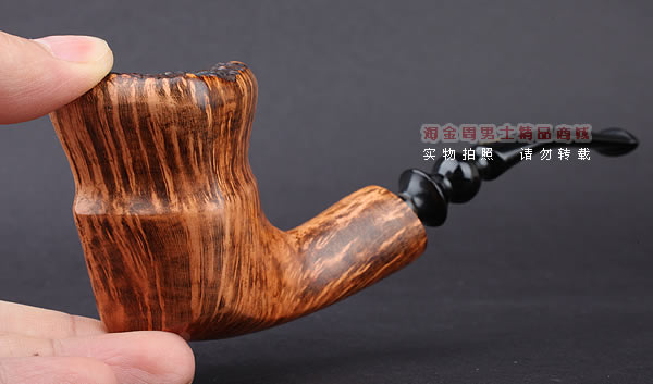 丹麦Erik Nording石楠木手工烟斗 FREEHAND DARK GRAIN 浅棕03-9