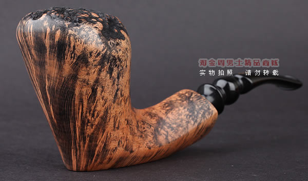 丹麦Erik Nording石楠木手工烟斗 FREEHAND DARK GRAIN 浅棕04-1