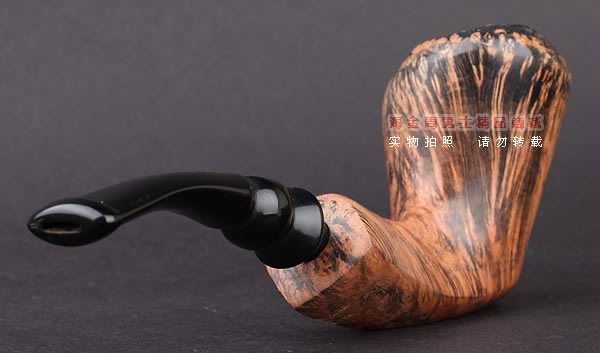 丹麦Erik Nording石楠木手工烟斗 FREEHAND DARK GRAIN 浅棕04-3