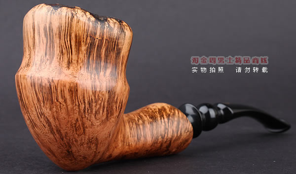 丹麦Erik Nording石楠木手工烟斗 FREEHAND DARK GRAIN 浅棕05-1
