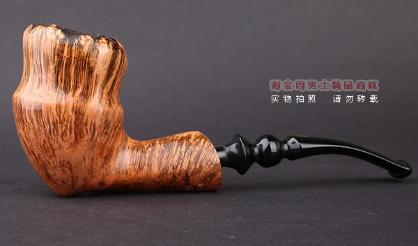 丹麦Erik Nording石楠木手工烟斗 FREEHAND DARK GRAIN 浅棕05-4
