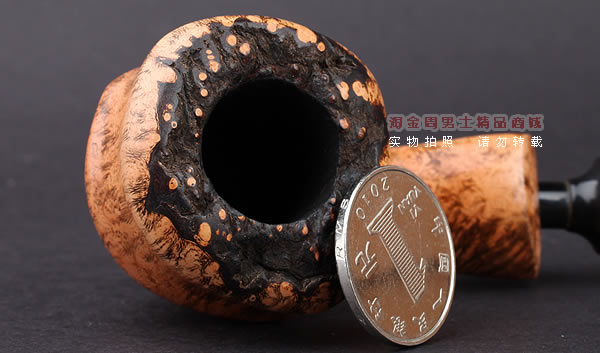 丹麦Erik Nording石楠木手工烟斗 FREEHAND DARK GRAIN 浅棕05-6