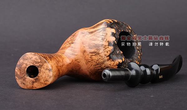丹麦Erik Nording石楠木手工烟斗 FREEHAND DARK GRAIN 浅棕05-7