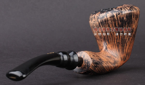 丹麦Erik Nording石楠木手工烟斗 FREEHAND DARK GRAIN 浅棕06-3