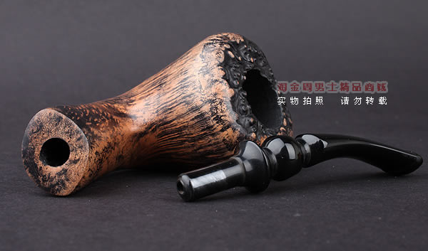 丹麦Erik Nording石楠木手工烟斗 FREEHAND DARK GRAIN 浅棕06-7