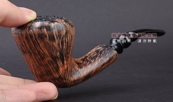 丹麦Erik Nording石楠木手工烟斗 FREEHAND DARK GRAIN 浅棕06-9