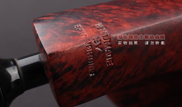 丹麦Erik Nording石楠木手工烟斗 FREEHAND ORANGE SMOOTH 酒红01-8