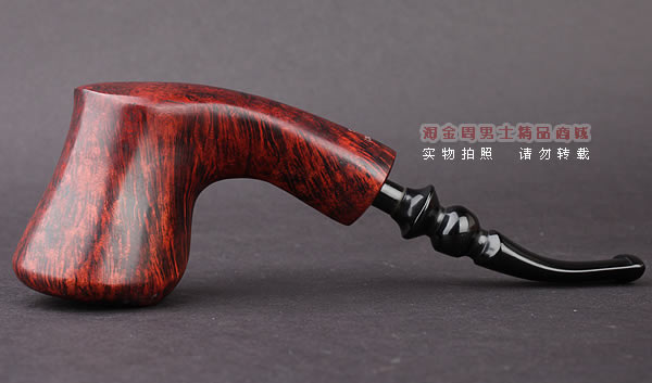 丹麦Erik Nording石楠木手工烟斗 FREEHAND ORANGE SMOOTH 酒红02-5