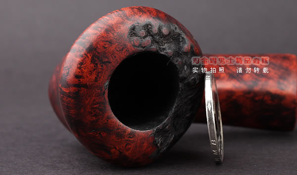 丹麦Erik Nording石楠木手工烟斗 FREEHAND ORANGE SMOOTH 酒红02-7