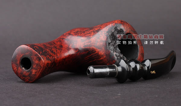 丹麦Erik Nording石楠木手工烟斗 FREEHAND ORANGE SMOOTH 酒红02-8