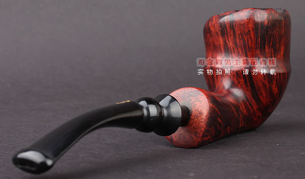 丹麦Erik Nording石楠木手工烟斗 FREEHAND ORANGE SMOOTH 酒红03-3