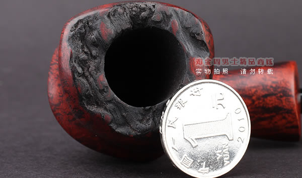 丹麦Erik Nording石楠木手工烟斗 FREEHAND ORANGE SMOOTH 酒红03-7