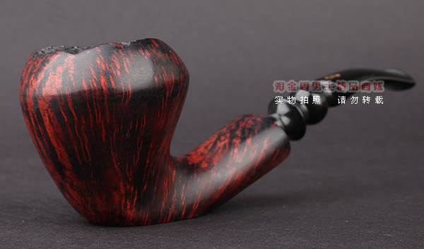 丹麦Erik Nording石楠木手工烟斗 FREEHAND ORANGE SMOOTH 酒红04-1