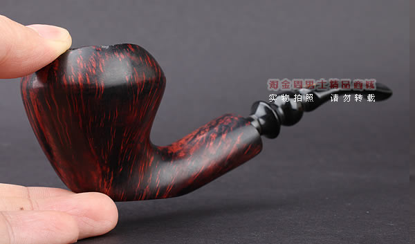 丹麦Erik Nording石楠木手工烟斗 FREEHAND ORANGE SMOOTH 酒红04-10