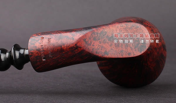 丹麦Erik Nording石楠木手工烟斗 FREEHAND ORANGE SMOOTH 酒红04-6