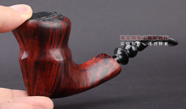 丹麦Erik Nording石楠木手工烟斗 FREEHAND ORANGE SMOOTH 酒红05-10