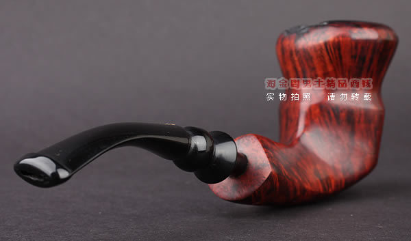 丹麦Erik Nording石楠木手工烟斗 FREEHAND ORANGE SMOOTH 酒红05-3