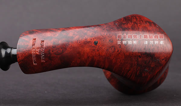 丹麦Erik Nording石楠木手工烟斗 FREEHAND ORANGE SMOOTH 酒红05-6