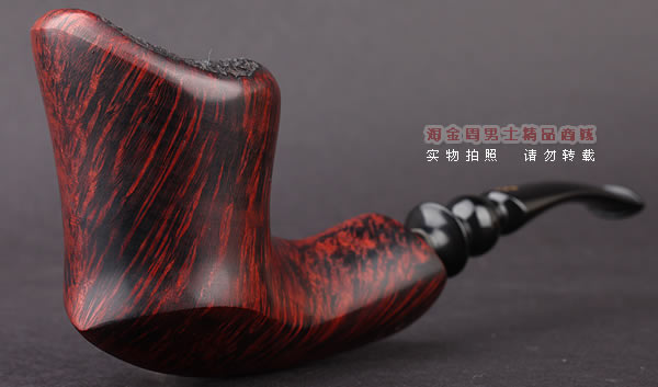 丹麦Erik Nording石楠木手工烟斗 FREEHAND ORANGE SMOOTH 酒红06-1