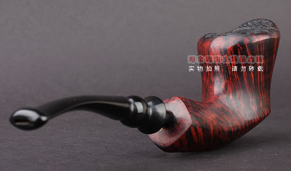 丹麦Erik Nording石楠木手工烟斗 FREEHAND ORANGE SMOOTH 酒红06-3