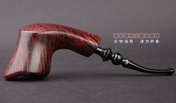 丹麦Erik Nording石楠木手工烟斗 FREEHAND ORANGE SMOOTH 酒红06-5