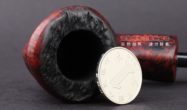 丹麦Erik Nording石楠木手工烟斗 FREEHAND ORANGE SMOOTH 酒红06-7