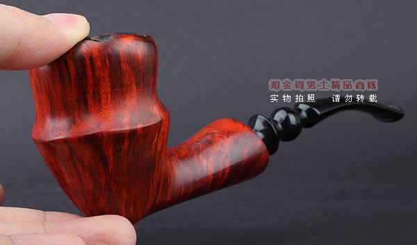 丹麦Erik Nording石楠木手工烟斗 FREEHAND DARK GRAIN 深棕01-10