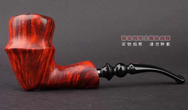 丹麦Erik Nording石楠木手工烟斗 FREEHAND DARK GRAIN 深棕01-4