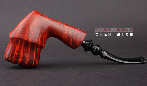 丹麦Erik Nording石楠木手工烟斗 FREEHAND DARK GRAIN 深棕01-5