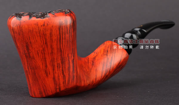 丹麦Erik Nording石楠木手工烟斗 FREEHAND DARK GRAIN 深棕02-1