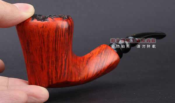 丹麦Erik Nording石楠木手工烟斗 FREEHAND DARK GRAIN 深棕02-10
