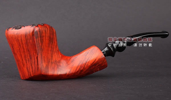 丹麦Erik Nording石楠木手工烟斗 FREEHAND DARK GRAIN 深棕02-4